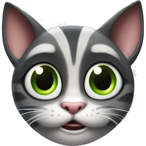 talking tom eye blinking emoji