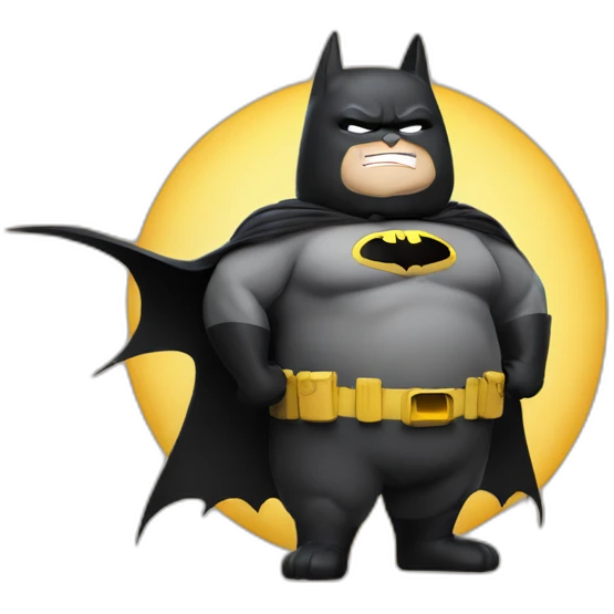 fat cat batman emoji