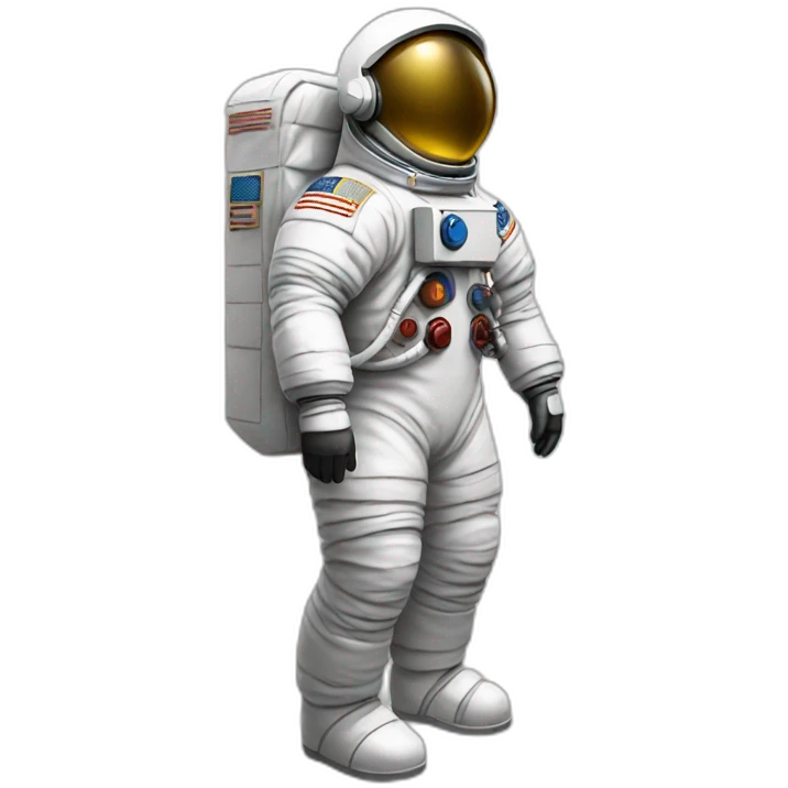 Astronaut full body emoji
