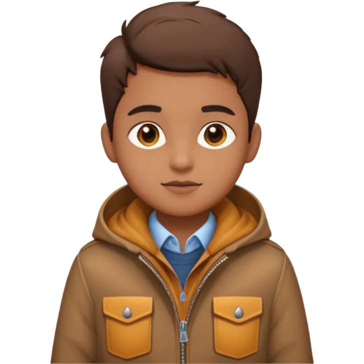 Cute Brown automne emoji