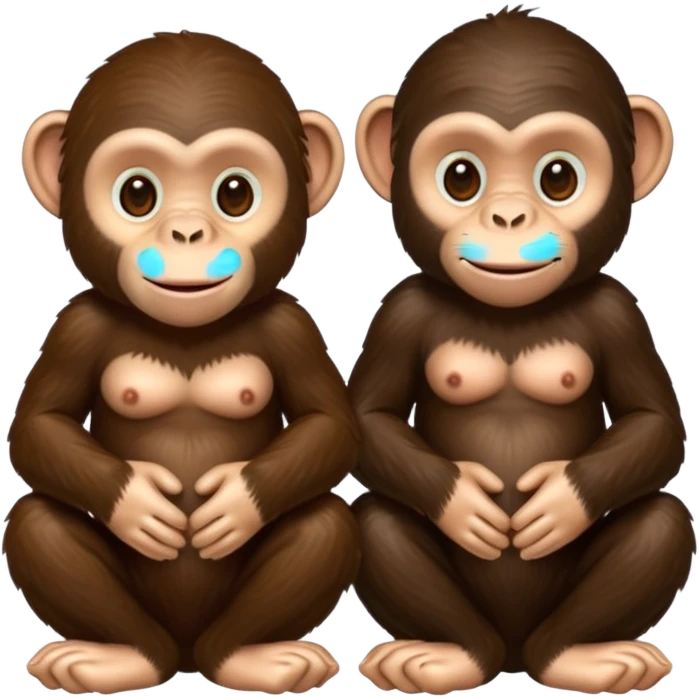 Chimpancés  emoji