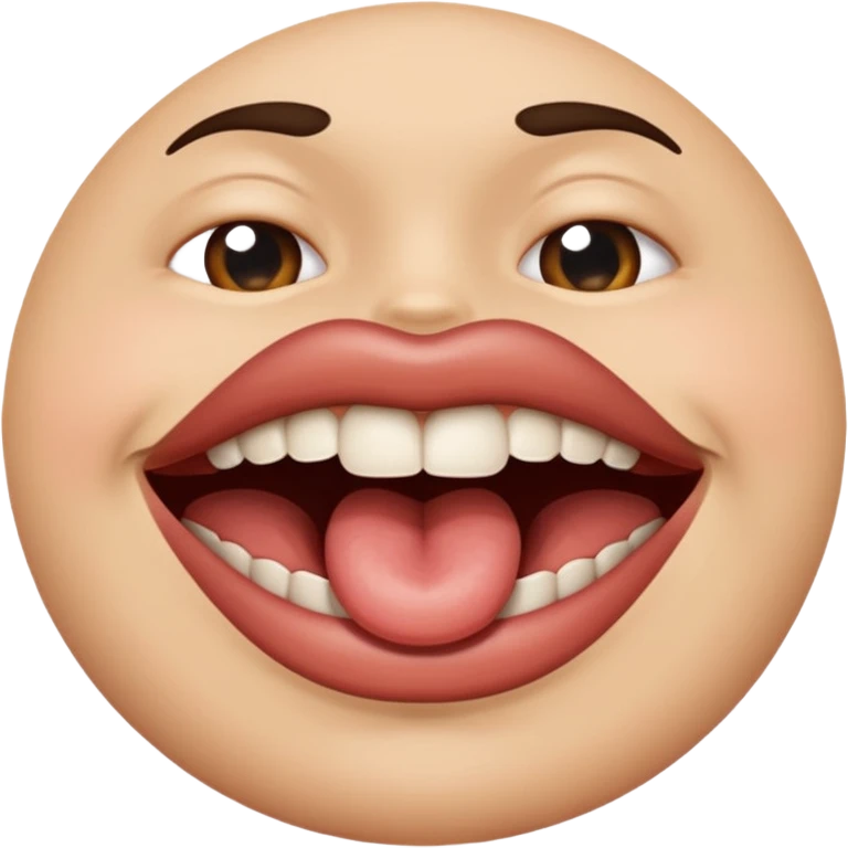 Mordiendo los labios emoji