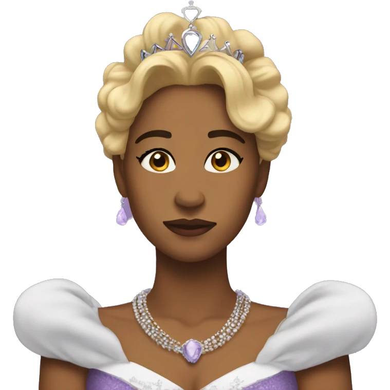 Queen never cry 💜 emoji
