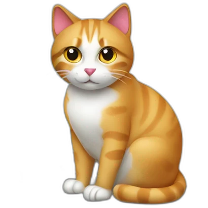 cat working on computer with money around emoji