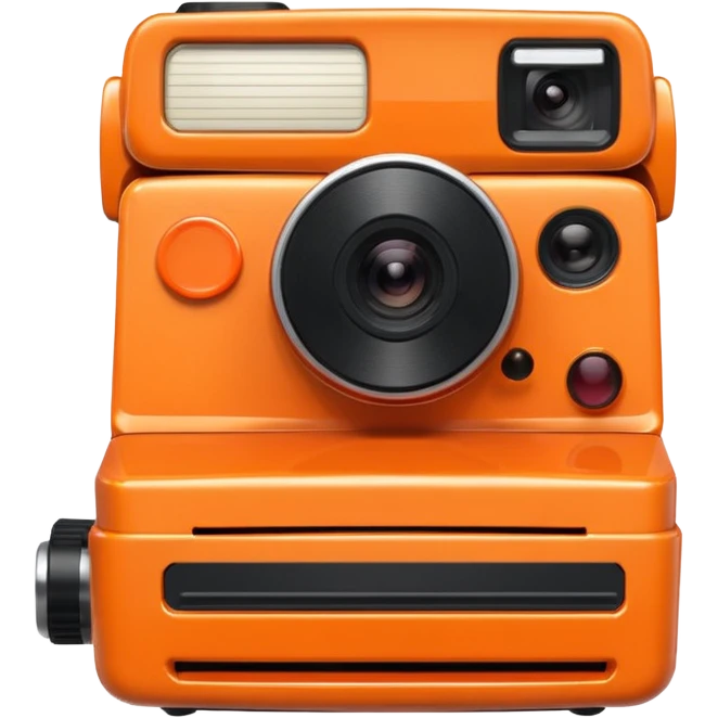 orange Instant Camera emoji