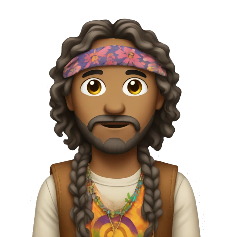 Hippie emoji