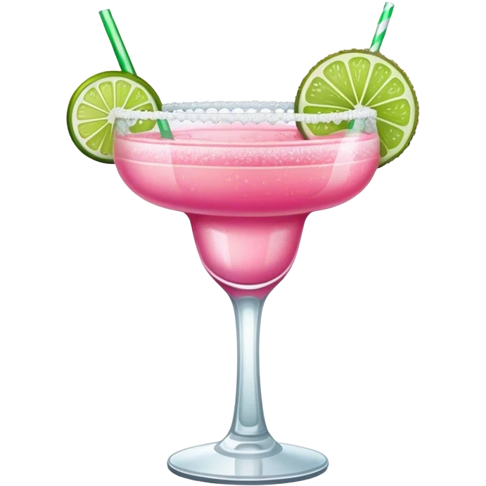 pink margarita sparkly emoji