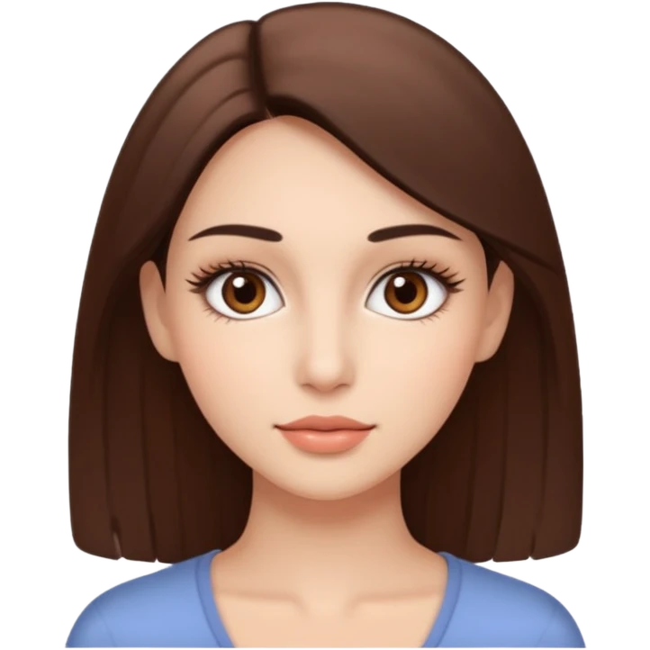 Casula style woman face emoji