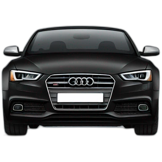 Black audi a5 emoji
