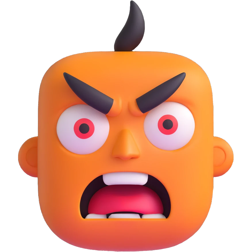 angry mood emotion face emoji