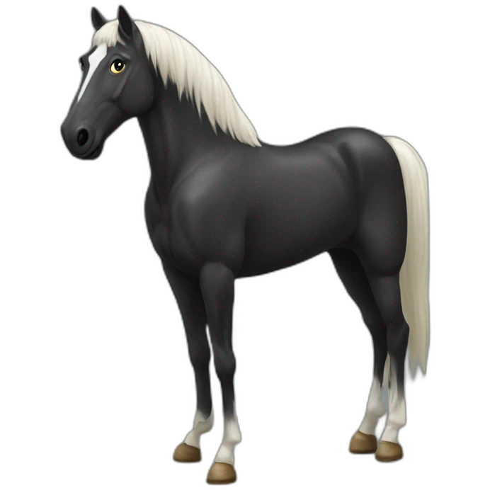 mr horse dark shoe emoji