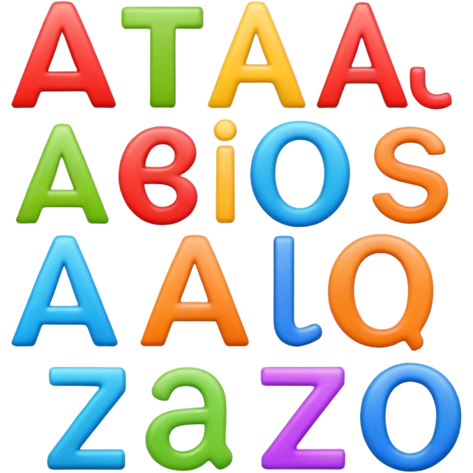 A to z alhpabet emoji