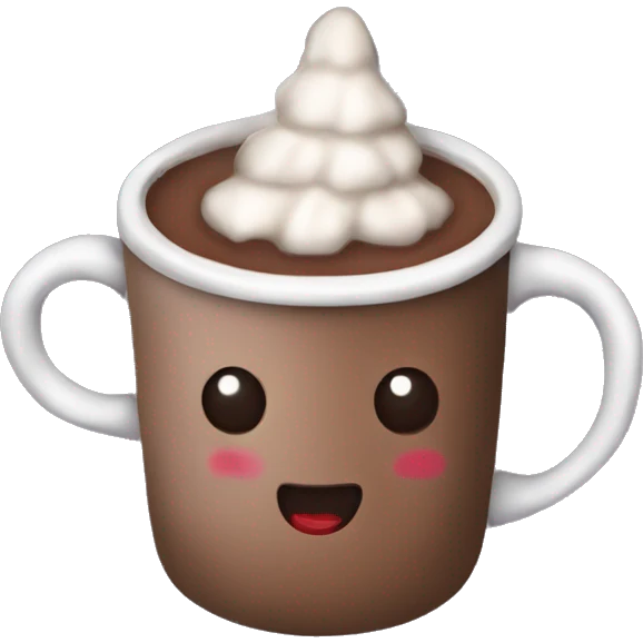 Christmas hot cocoa  emoji