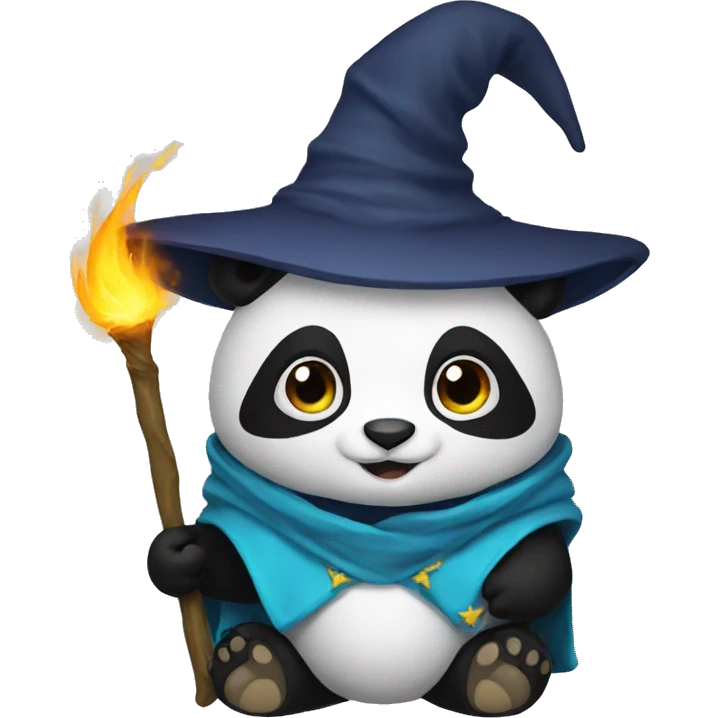 a wizard panda  emoji