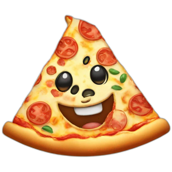 Happy Pizza emoji