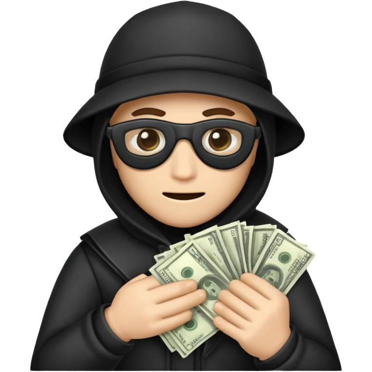 robber with money emojicreated using Al. Copy and paste robber with monev emoii to use or share on Discord and Slack. emoji