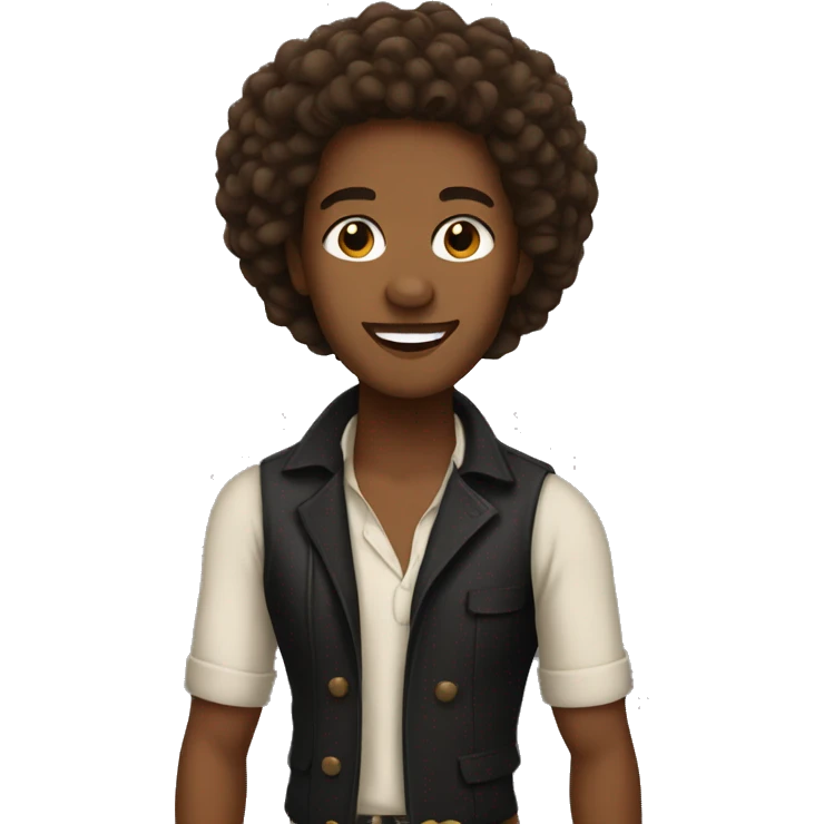 Brown skin singer  emoji
