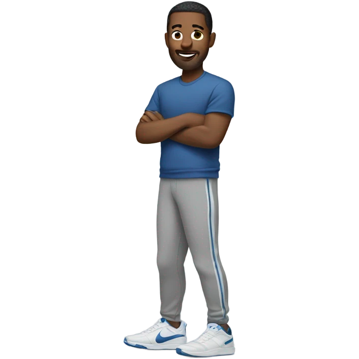 man wearing nikes emoji