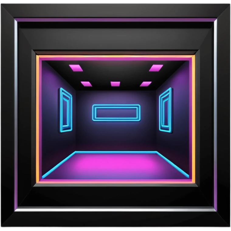 nightclub wtihout people. emoji