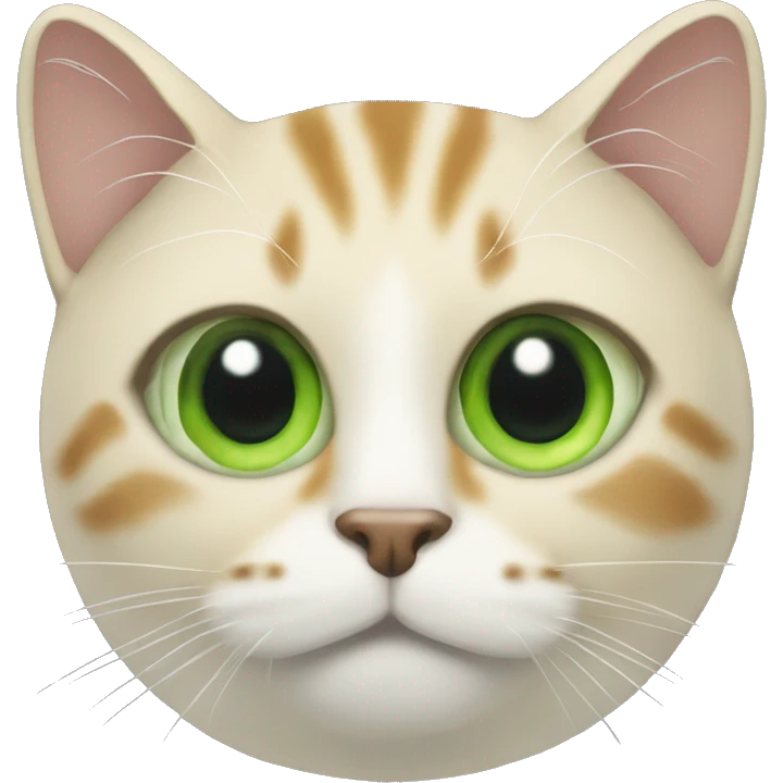 Cat with cucumbers on it's eyes emoji
