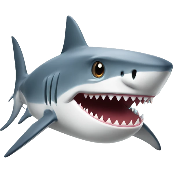 shark with hat emoji
