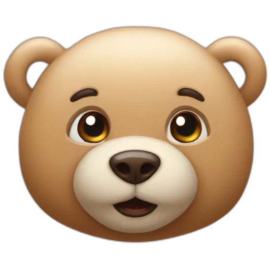 ours en peluche  emoji