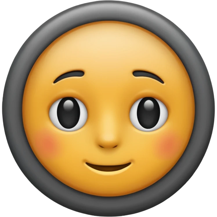 Grey circle without face NO emoji