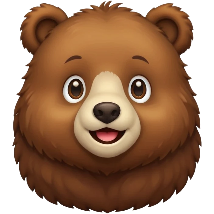 Cute bear emoji