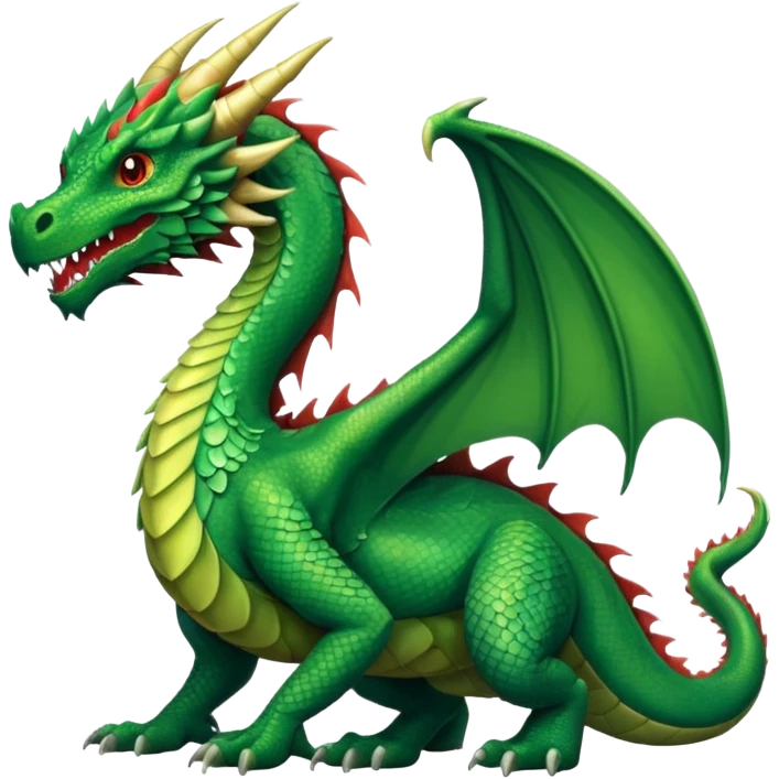 standing dragon emoji