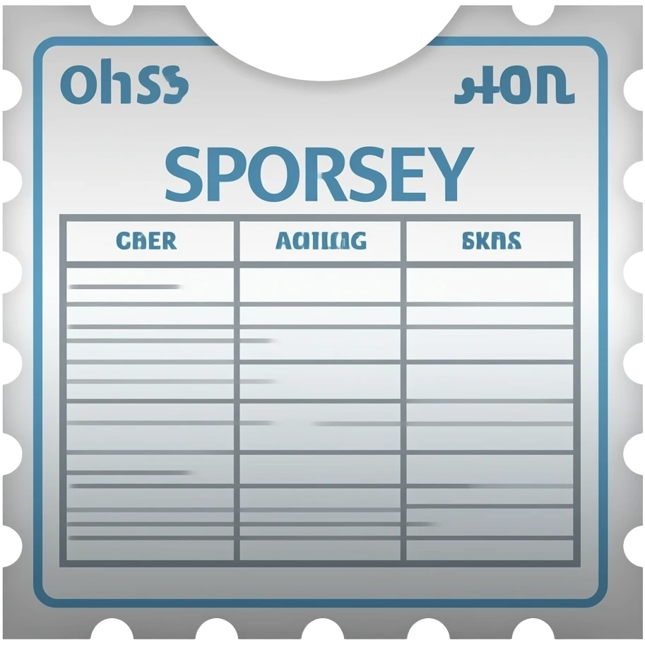 Sport slip gambling emoji