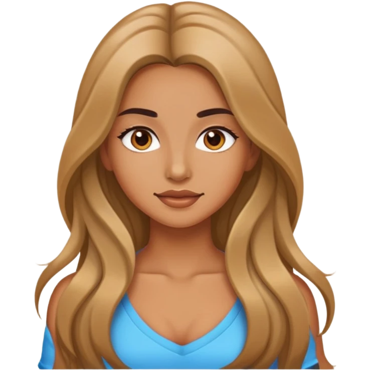 Hot girl with big boobs and ass emoji