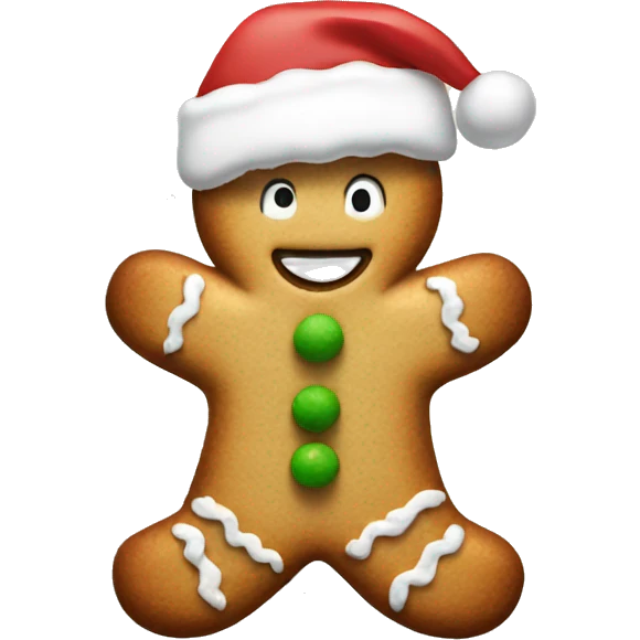 Christmas cookie emoji