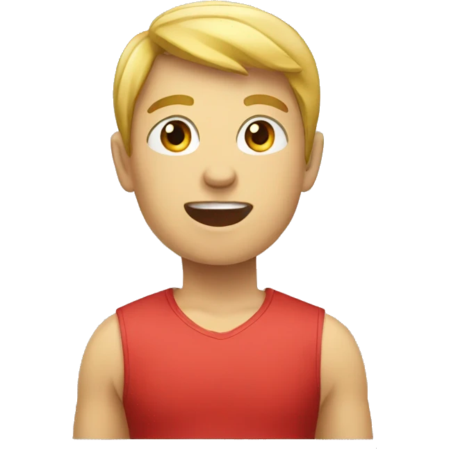 giving a speech for Sports day emoji