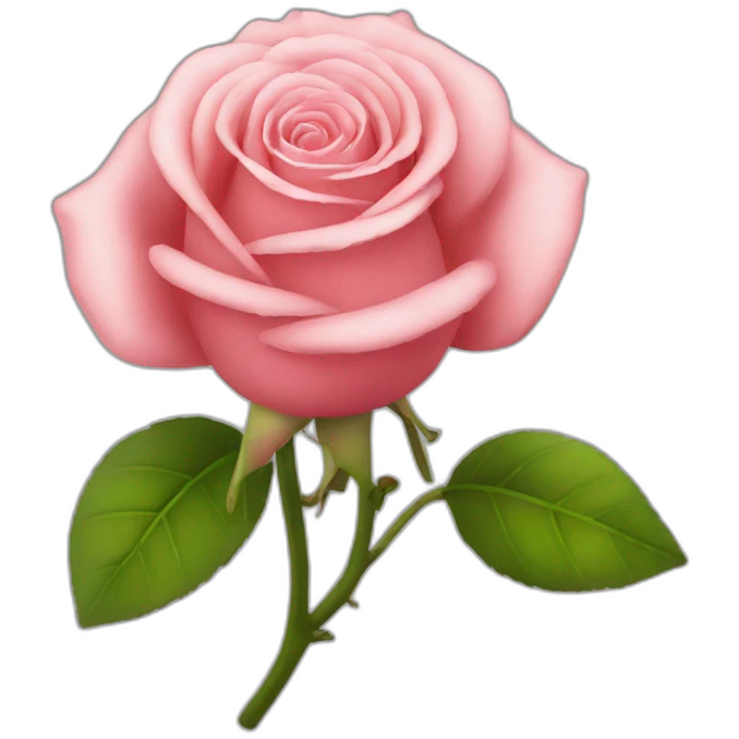 Un bien rose emoji