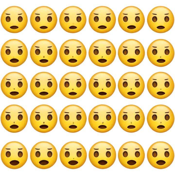 Cool emoji combined with freaky and meh emoji