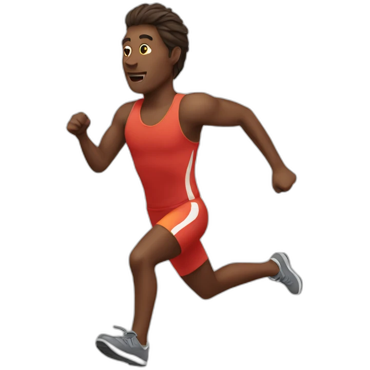 running addict emoji