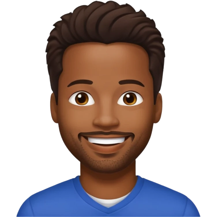Shawn Wayans with dark brown hair emoji