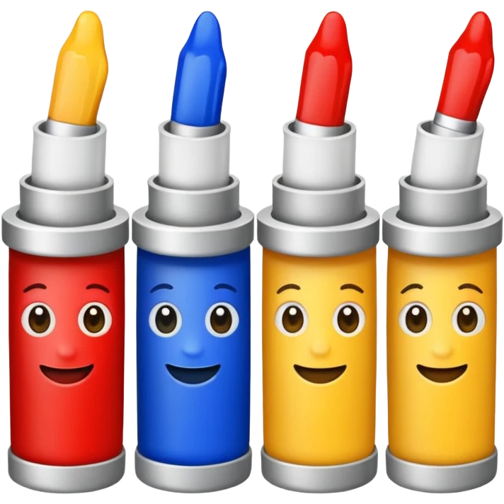 artist paint tubes emoji