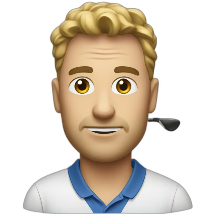 I pley golf emoji