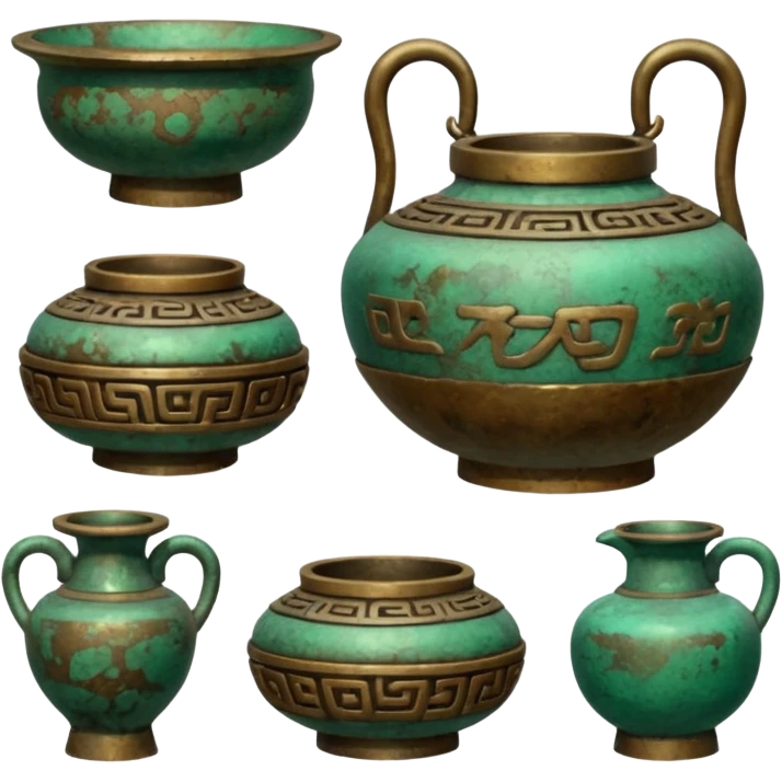 chinese artifcats from bronze age emoji