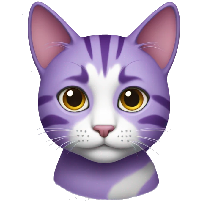 Purple cat emoji