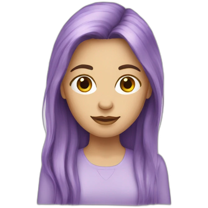 white-woman-with-long-purpl—hair emoji