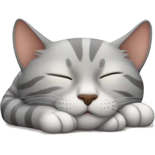 sleeping cat emoji