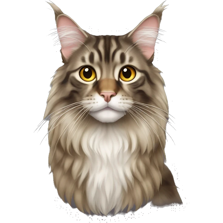 Maine coon cat  emoji