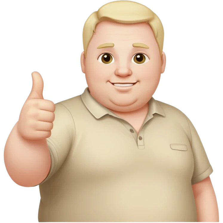 Скуф ставящий лайк emoji