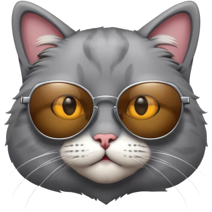 Cat wearing sunglasses emoji