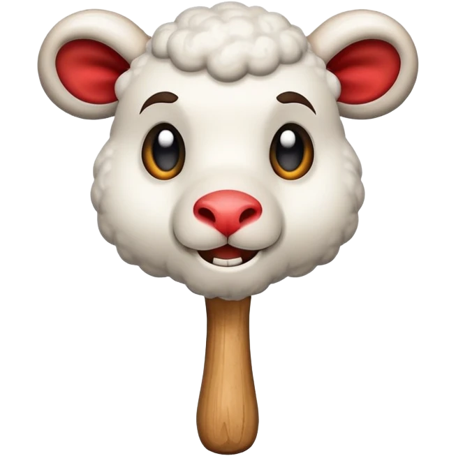 Angry lamb chop emoji