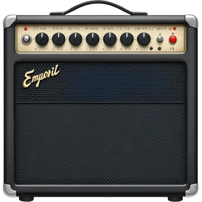electric guitar amplifier emoji