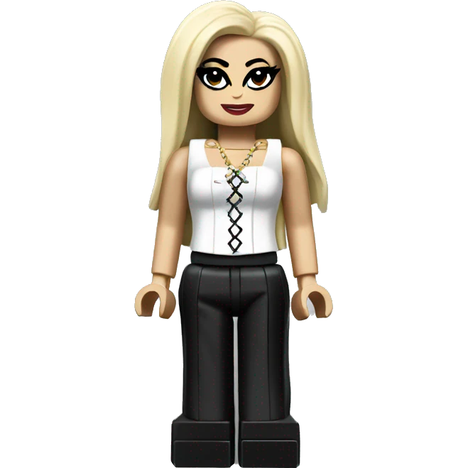 LADY GAGA lego full body emoji