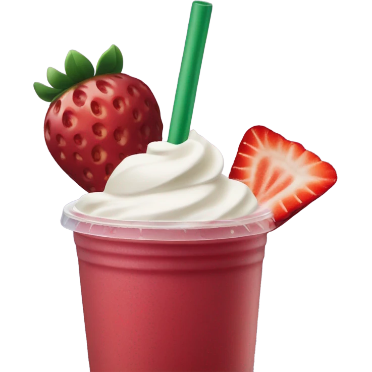 starbucks strawberry açaí refresher  emoji